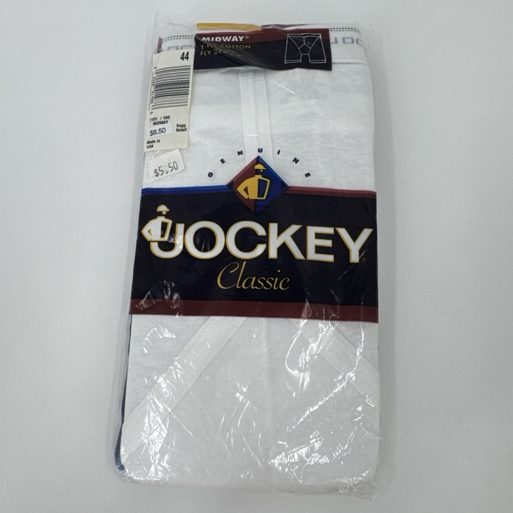 Jockey Classic Y Front Men's Briefs Size 44 90s Vintage Deadstock Cotton
